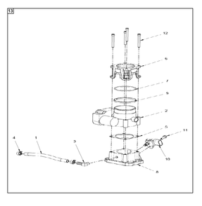 Engine Group - Throttle Body Diagram and Parts List for 076830-04  Briggs and Stratton Generator